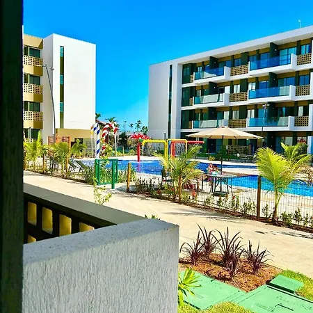 Mana Beach Muro Alto-Flat 12 Ohana E 20 Aloha Terreo Frente Piscina Porto de Galinhas Exterior photo