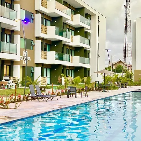 Mana Beach Muro Alto-Flat 12 Ohana E 20 Aloha Terreo Frente Piscina Porto de Galinhas Exterior photo