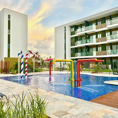 Mana Beach Muro Alto-Flat 12 Ohana E 20 Aloha Terreo Frente Piscina Porto de Galinhas Exterior photo