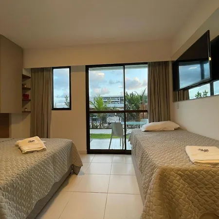 Mana Beach Muro Alto-Flat 12 Ohana E 20 Aloha Terreo Frente Piscina Porto de Galinhas Exterior photo